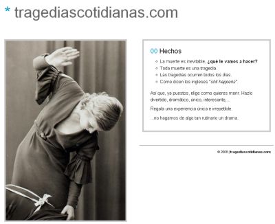 Tragedias Cotidianas.... la web